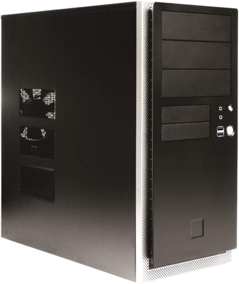 Antec NSK4482B Mid Tower Computer Case with 380 Watt 80 PLUS Bronze Power Supply, 120mm Rear Fan and 8 Drive Bays for Mini-ITX, MicroATX and ATX
