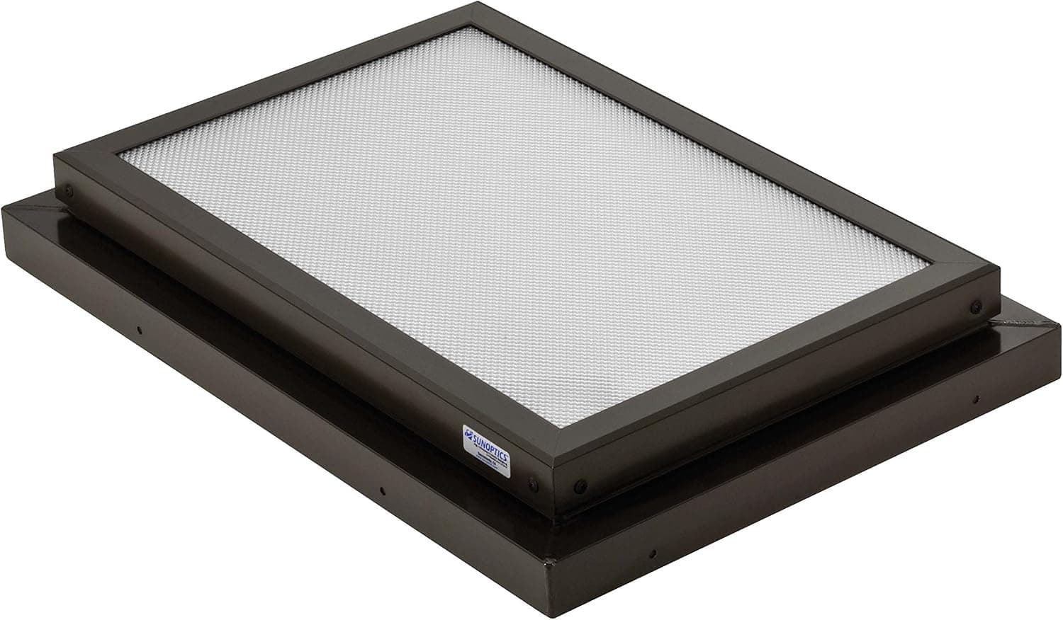 Sunoptics SUN R2030 FLAT TGZ 50CC2 800MD BZ 2-Feet by 3-Feet Triple Glazed Fixed Curb-Mounted Prismatic Flat Skylight, Bronze