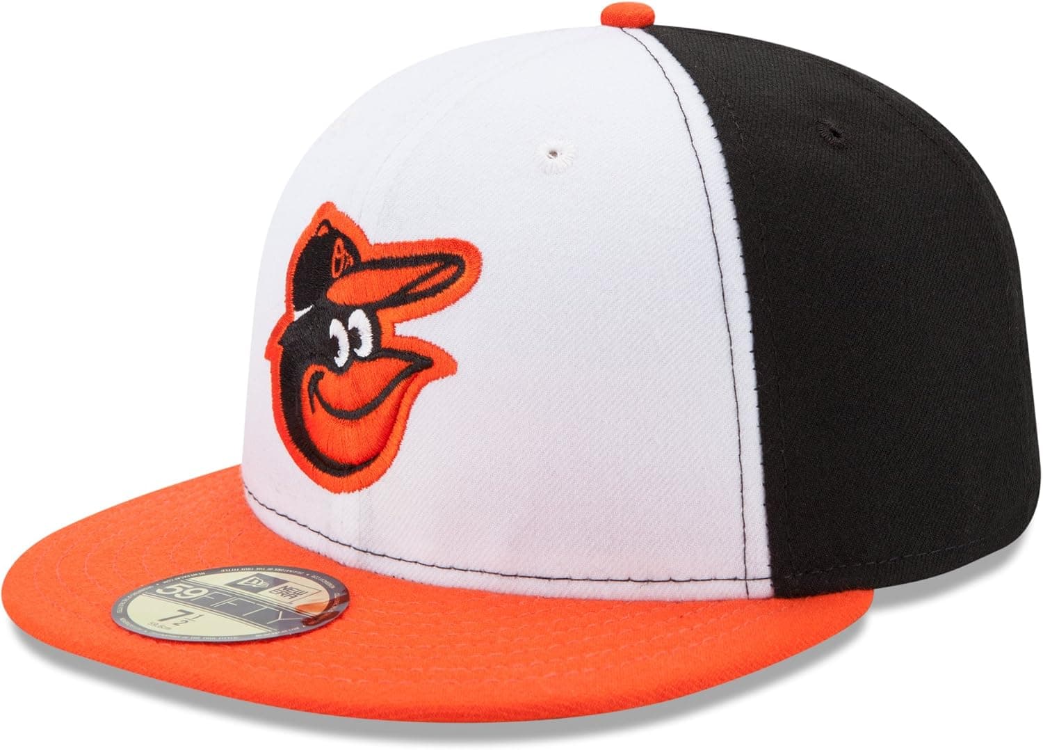 MLB Baltimore Orioles Authentic On Field 59Fifty Cap White/Black/Orange