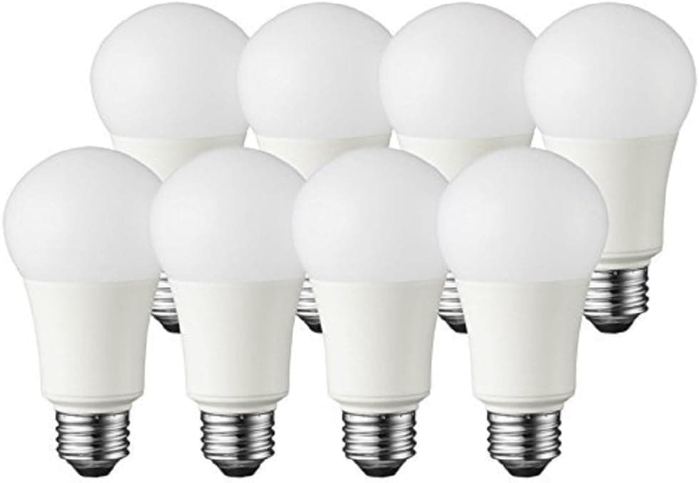 Premalux LED 100 Watt Equivalent LED Light Bulbs, 14.5 Watt, 8-pack, Traditional Shape A19, Soft White 2700K, Dimmable blubs