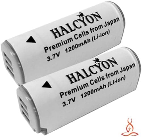 Halcyon 1200 mAH Two Lithium Ion Replacement Batteries for Canon NB-9L and Canon Powershot SD4500 is, Powershot ELPH 510 HS, Powershot ELPH 520 HS, Powershot ELPH 530 HS, Powershot N Digital Cameras