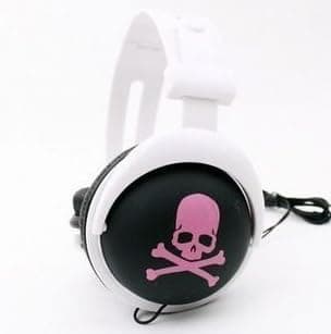 Mix Style Stereo Headphones for Mp3 Mp4 Skull Skeleton