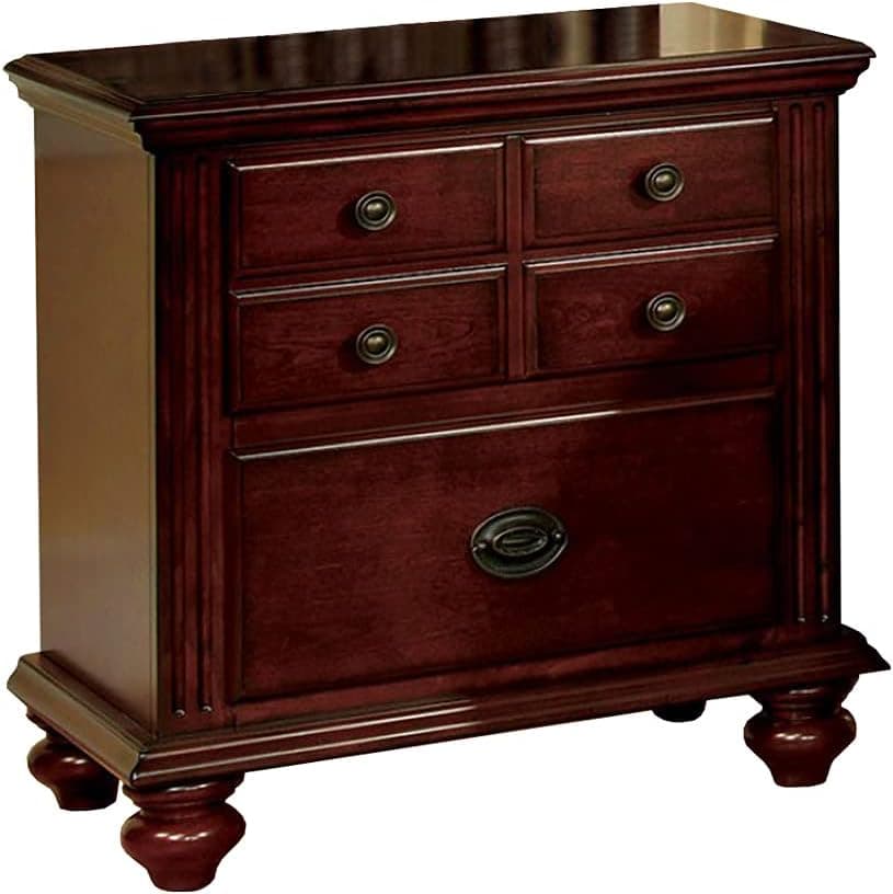 Furniture of America Gabrielle Ii Cherry Nightstands