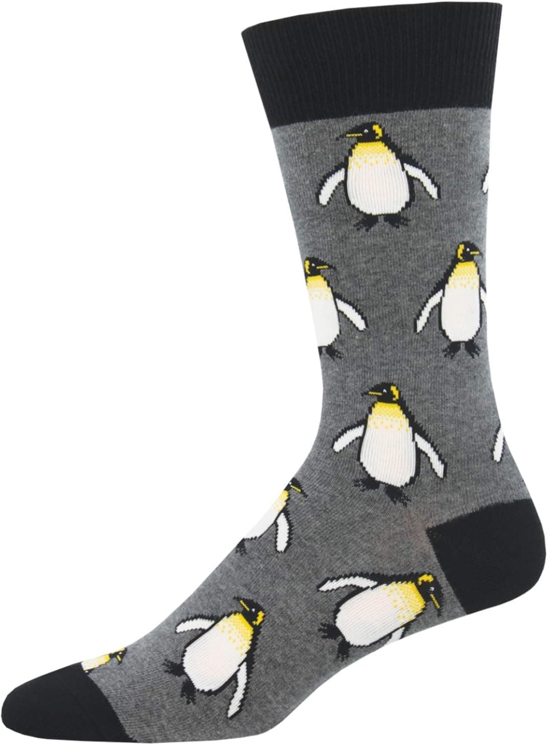 Socksmith Men's The Coolest Emperor Charcoal