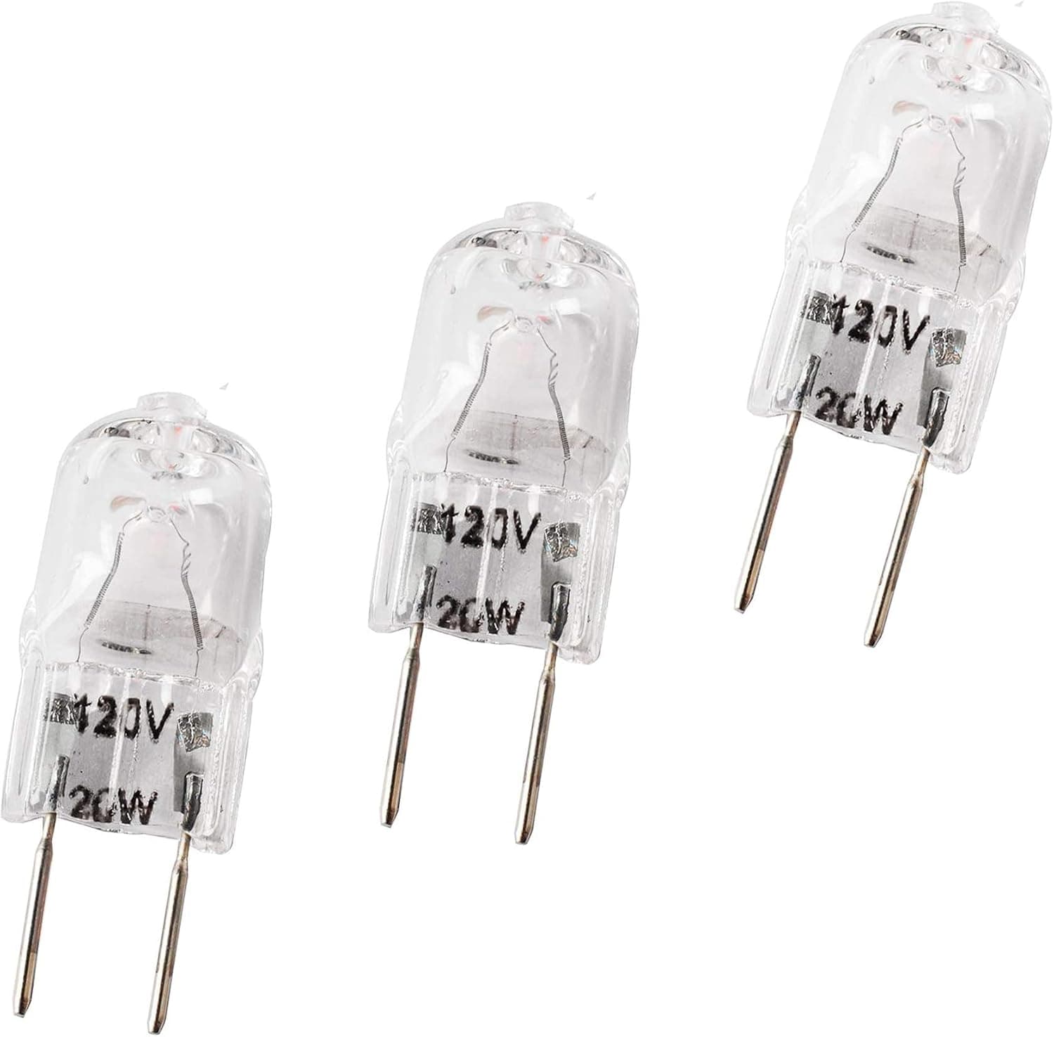 WB36X10213 Microwave Light Bulbs G8 120V 20W Bulb Compitable with G-E Halogen Oven Parts (3 Packs) by Wadoy WB25X10019 WB08X10050 WB36X10246