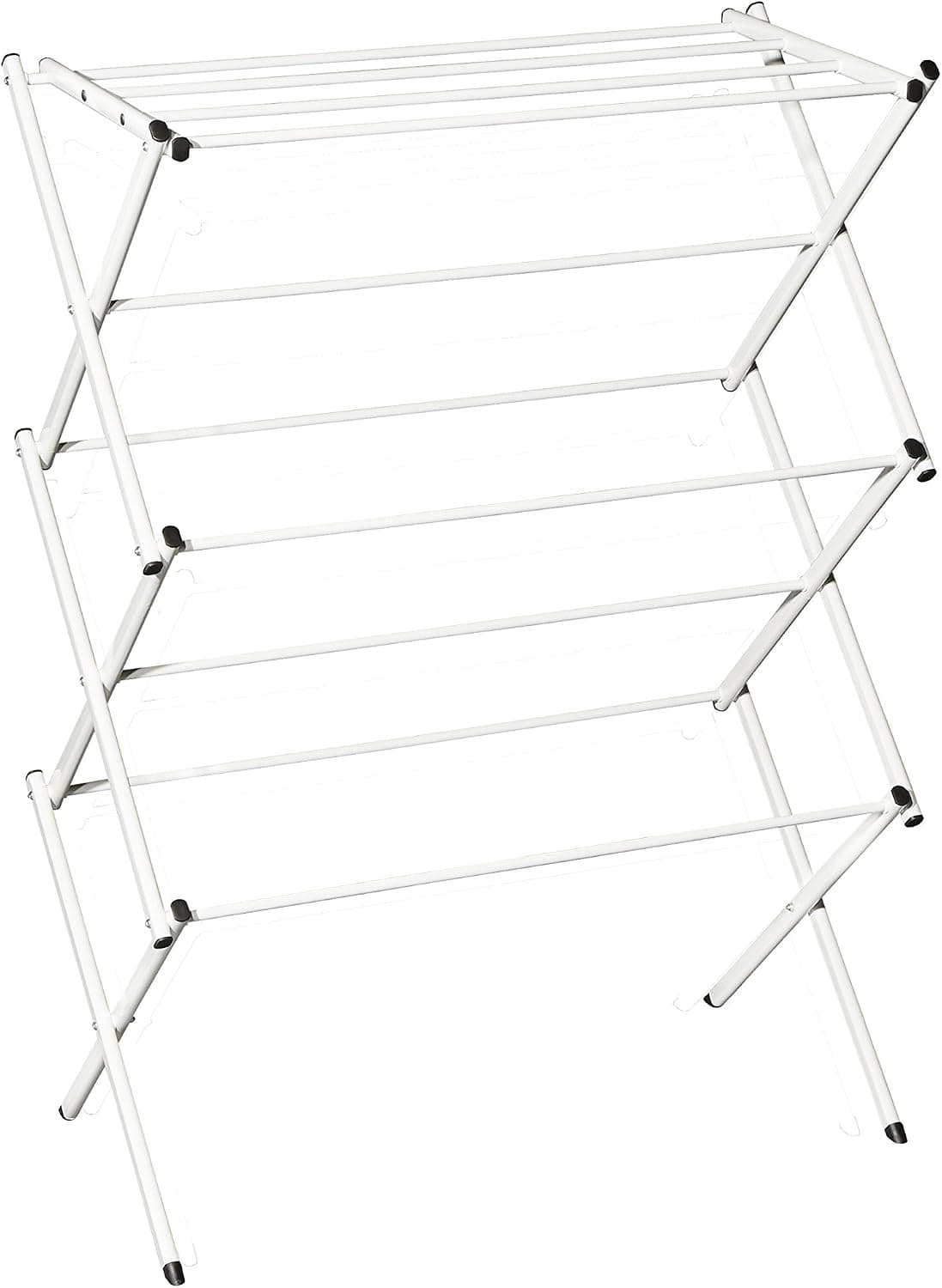 Hamilton Beach 83110 Foldable Clothes, Indoor Accordion Drying Rack, White