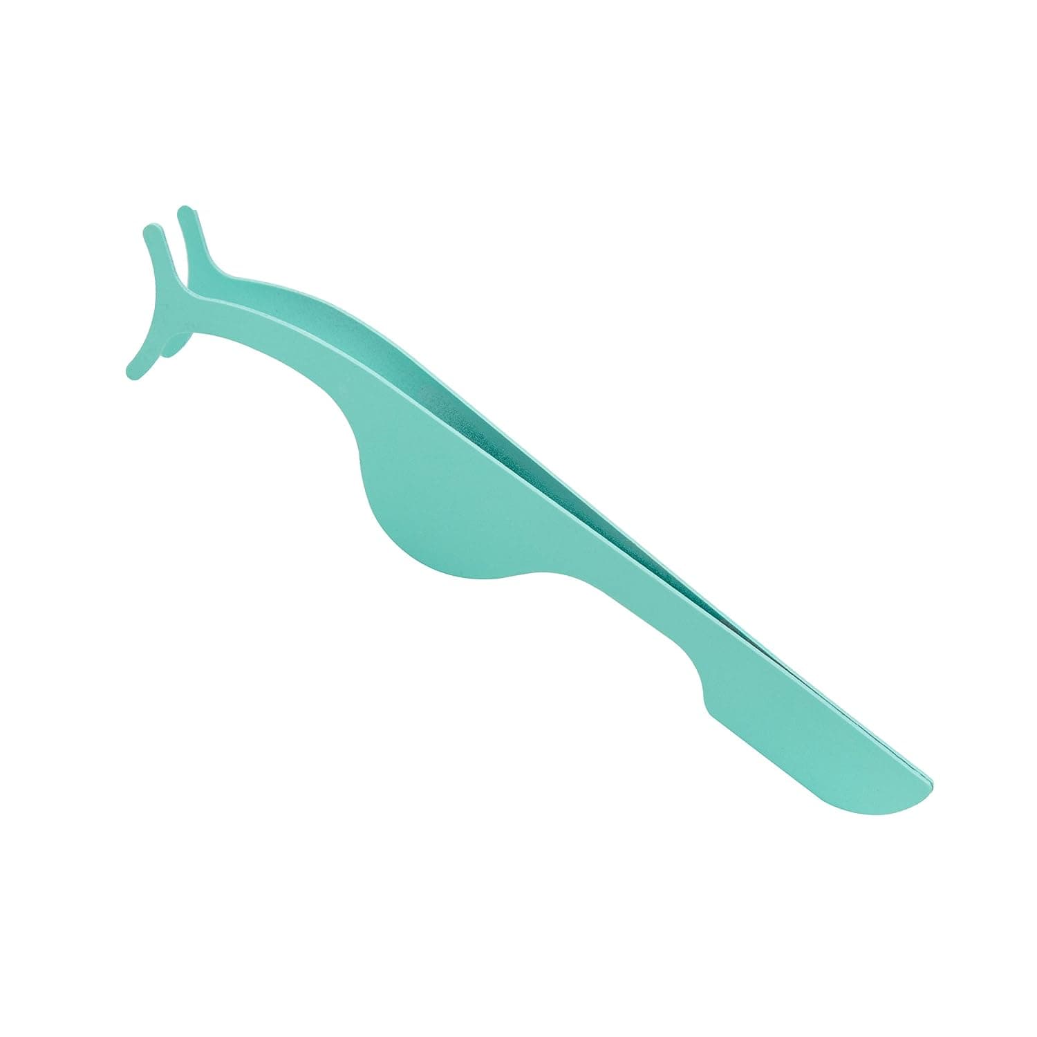 False Eyelash Extension Applicator Tweezers, For Easy Lashes Application and Lash Removal Tweezer and Eyelashes Clamp Tools, Stainless Steel Makeup Beauty Tool (Tiffany Blue)