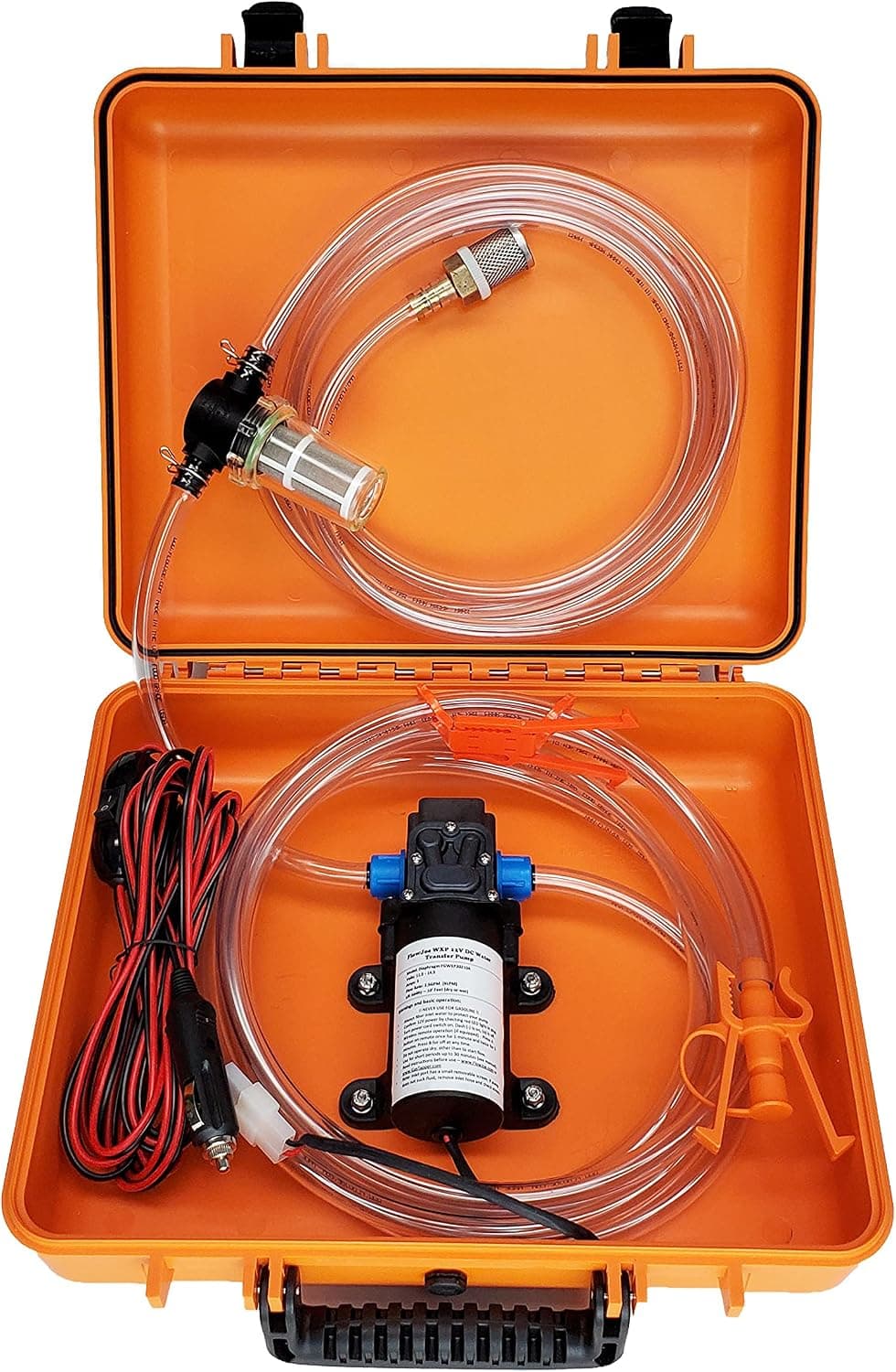 AquaTap Water 12V Portable Pump Siphon - Moves 1.5 gallons per minute