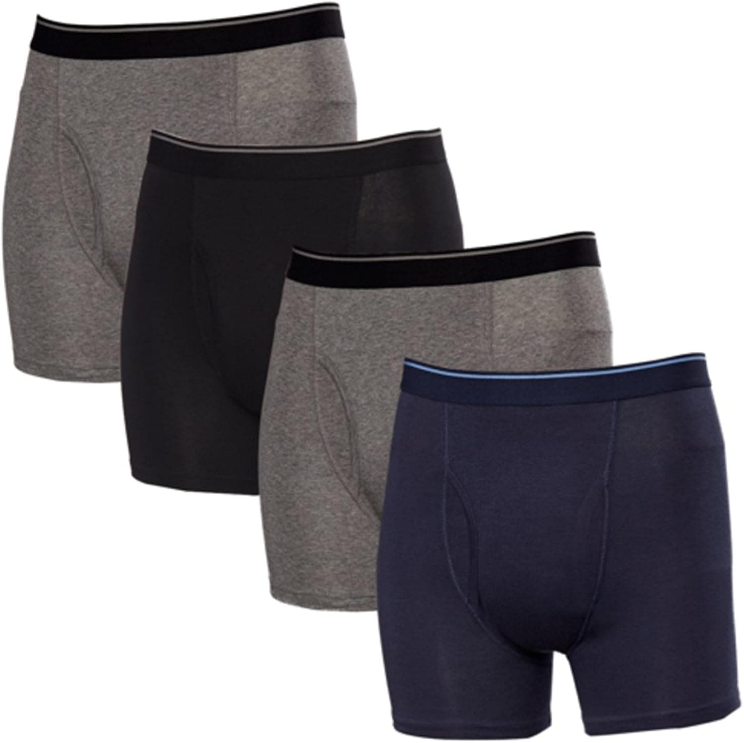 Kirkland Signature Men's Boxer Brief Pima Cotton 4 Pack