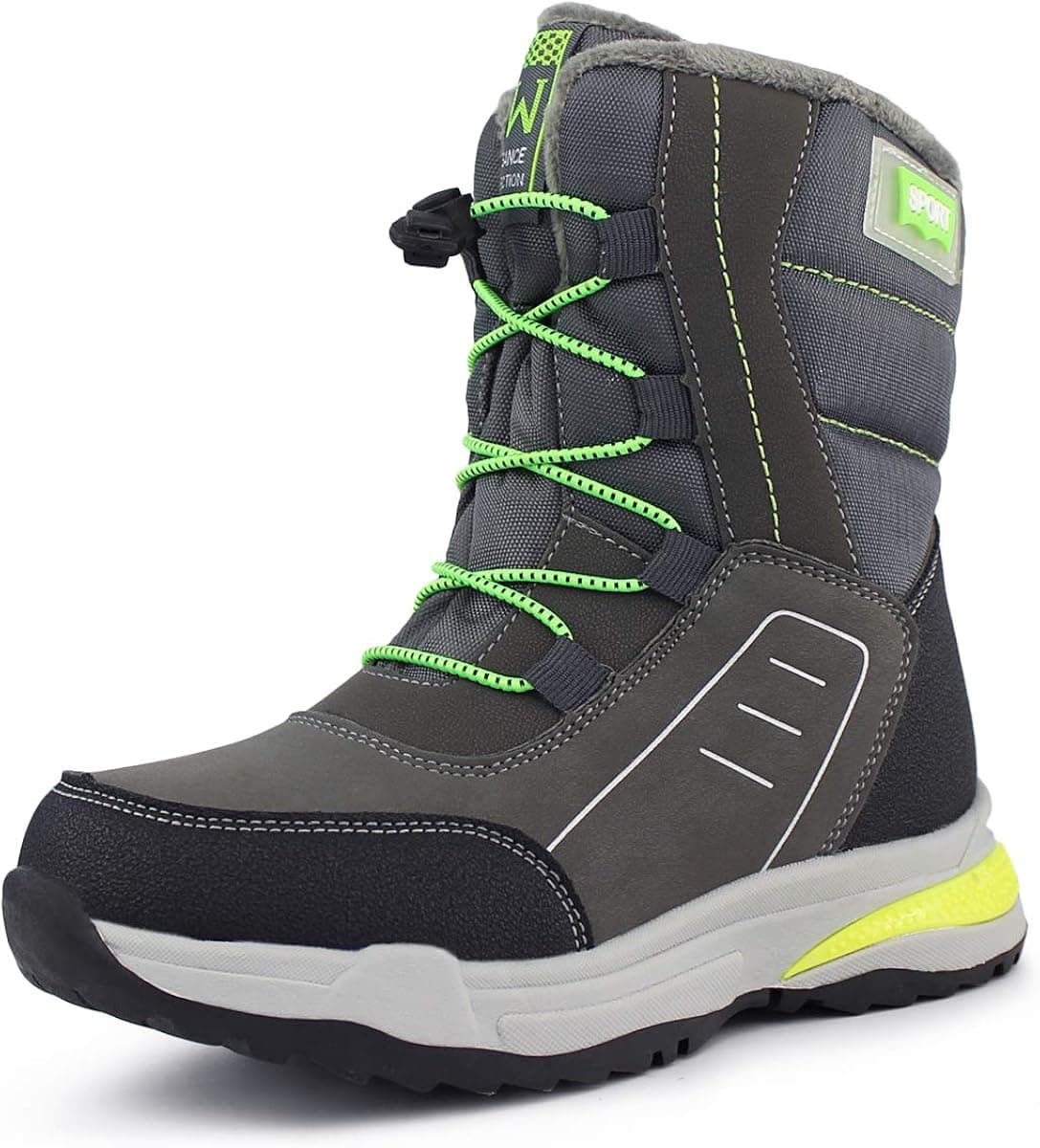 Hawkwell Boys Girls Waterproof Outdoor Warm Winter Snow Boots (Toddler/Little Kids)