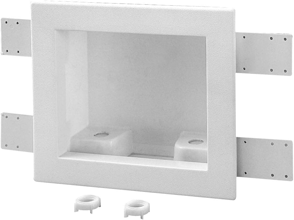 Oatey 38820 2-Inch Center Drain box without Valves in 4-Color Display Carton