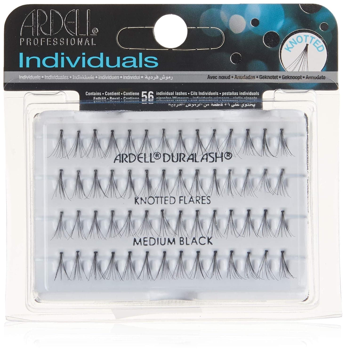 Ardell Professional Individual Duralash Flares, Medium Black, 1 Pair