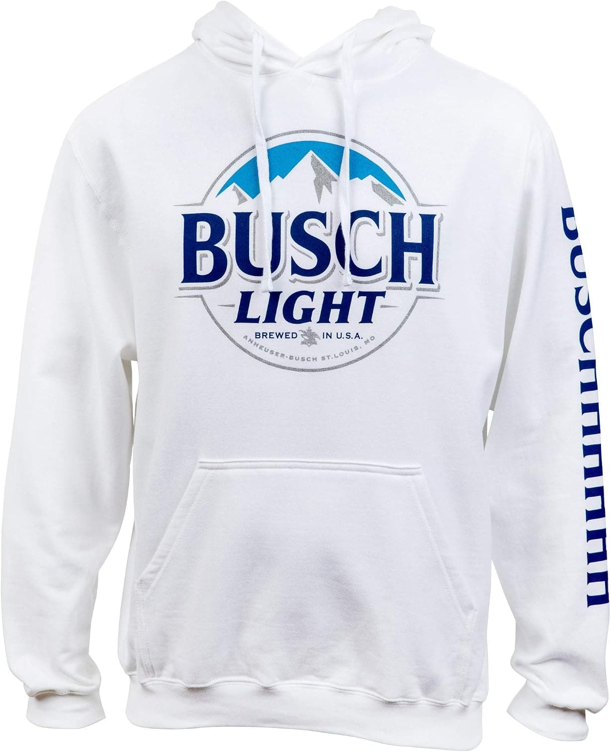 Busch Light Beer Logo White Colorway Hoodie