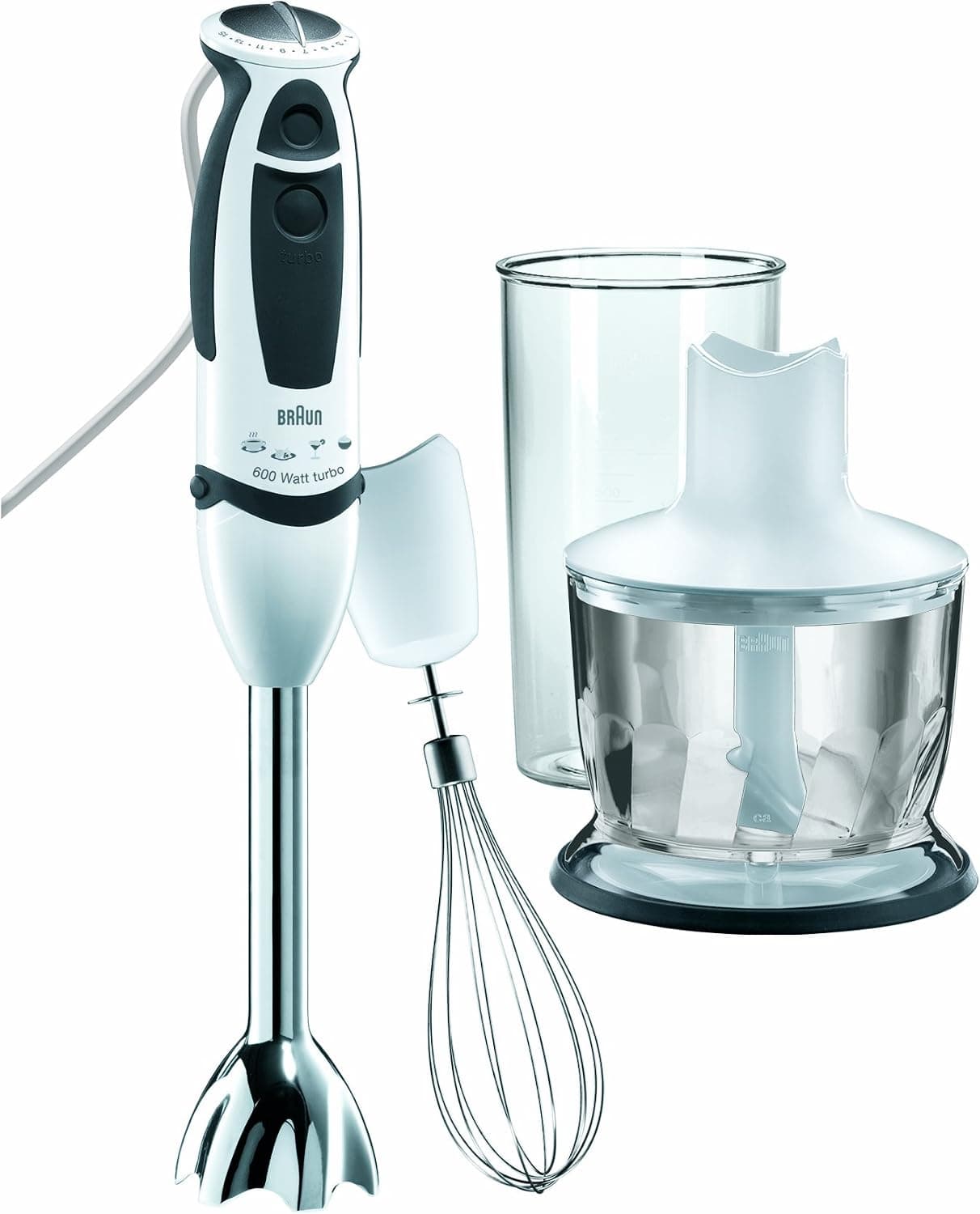 Braun MR530 Multiquick 50 Hz 5-Sauce Hand Blender, 220 to 240-volt
