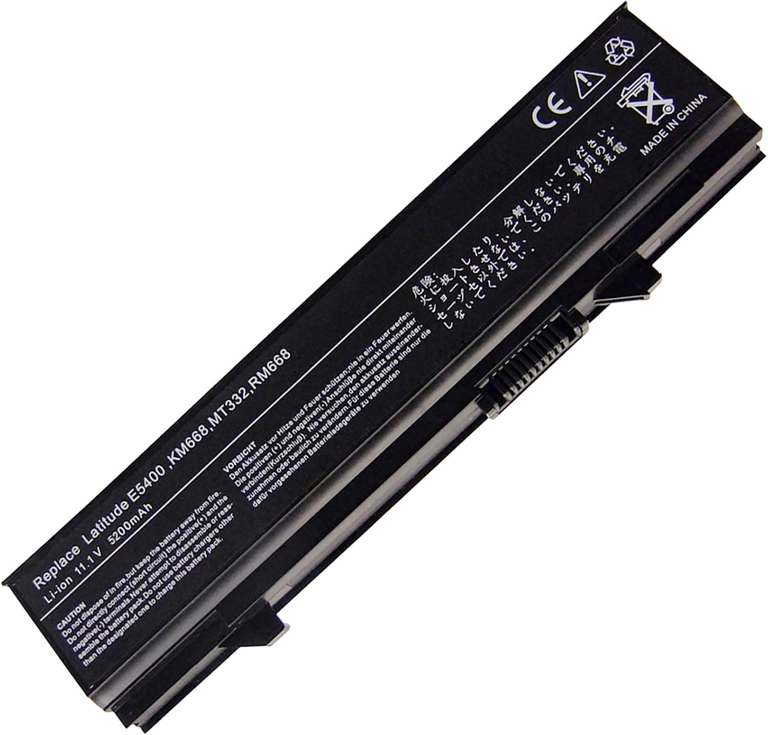 Bay Valley Parts 6-Cell 11.1V 5200mAh New Replacement Laptop Battery for DELL: Latitude E5400,Latitude E5410,Latitude E5500,Latitude E5510,Latitude E5550 DELL:0KM742,0KM752,0KM769,0MT186,0MT187,0P858D