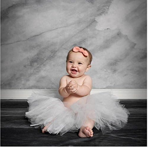 Marble Grey and White Backdrop 6x8' Printed Photography Background Photo Backdrops Platinum Cloth Photo Booth Wedding, Floor Drop PC1063 Fabric Better Then Muslin or Canvas, Made in USA