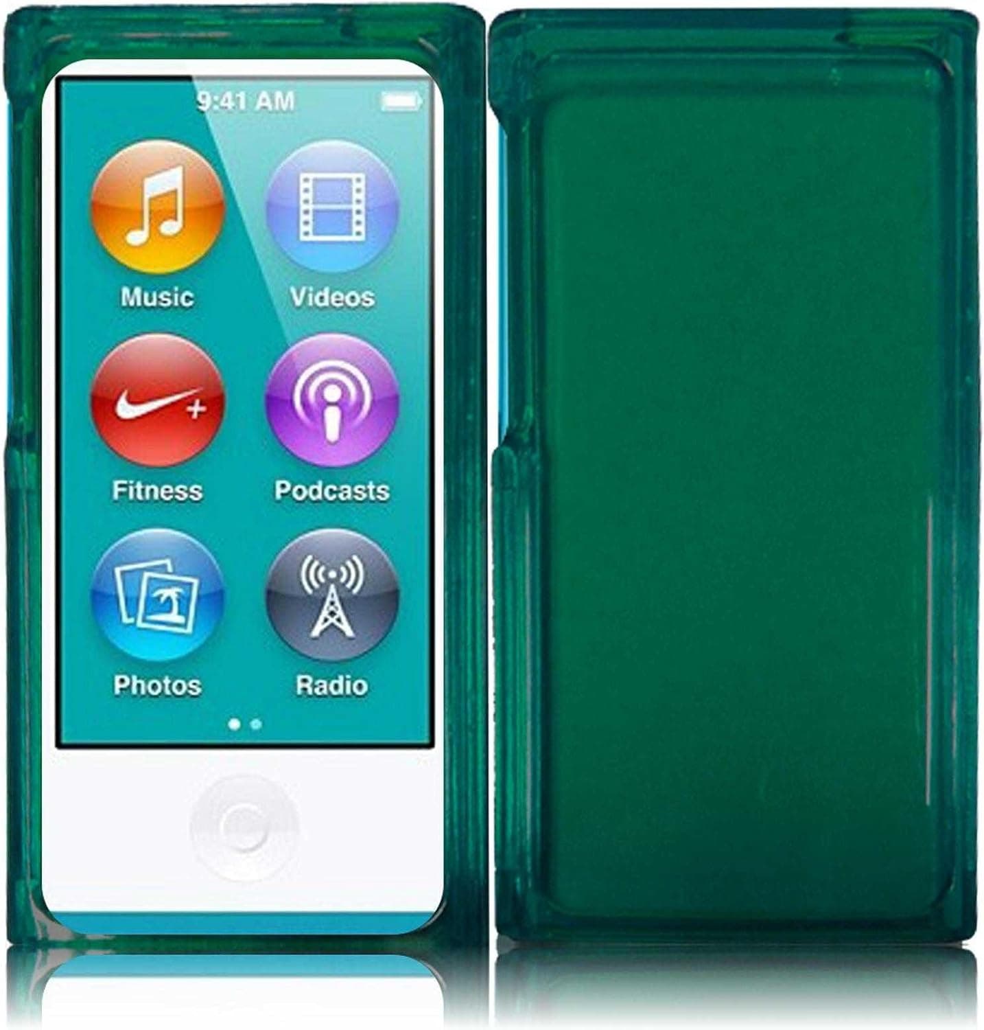 For Apple Ipod Nano 7 7th Generation 7G Hard Cover Case Dark Green Accessory