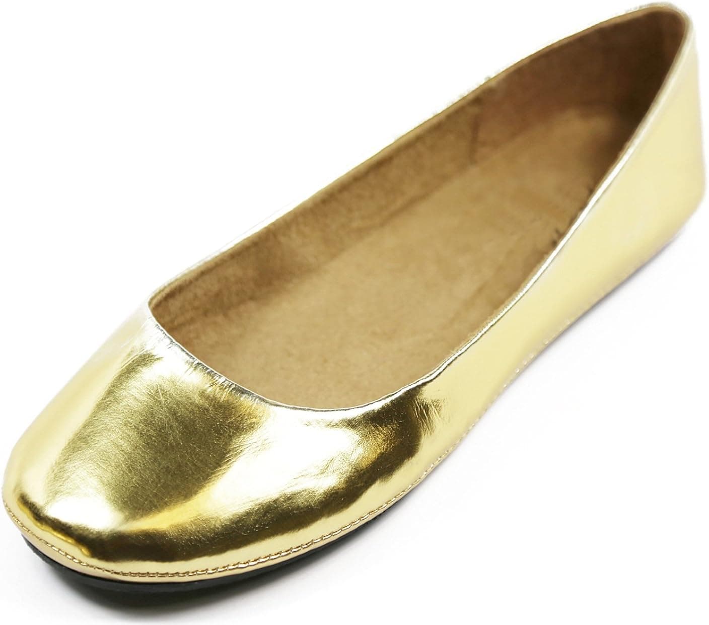 Max Collection May Ballet Flats All Colors (8.5(women), Gold)
