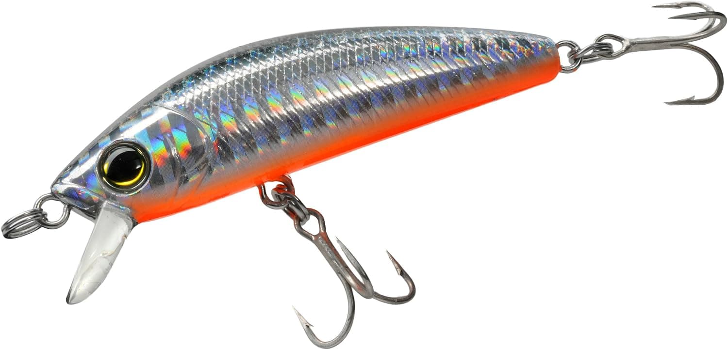 Yo-Zuri F1168-M92 L-Minnow Sinking Lure, Green Silver Orange, 66mm 2-5/8"