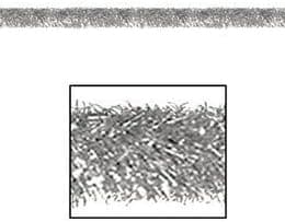 Silver 100' Tinsel Garland