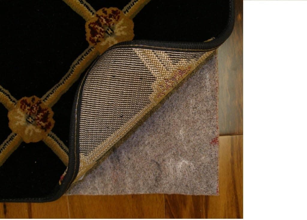 5x8 Authentic MOHAWK CUSHION Rug Assist II AREA RUG PAD from The Aladdin Collection. REVERSIBLE Rug Cushion. Synthetic KX27A. Ultra PLUSH FELT Jute padding with latex RUBBER backing. This PREMIUM high density pad is designed for use on all hard surface floors, area rugs, runners and carpet. CRI Green Label Certified.