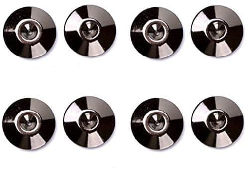 MiCity Solid Pure Copper 24K Black Nickel Plated Speaker Spike Pads Shoes feet Set of 8 Pieces