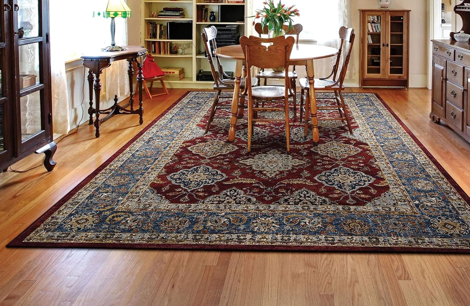 Couristan Monarch Yamut Area rug 3'3" x 5'3" Bordeaux-Slate