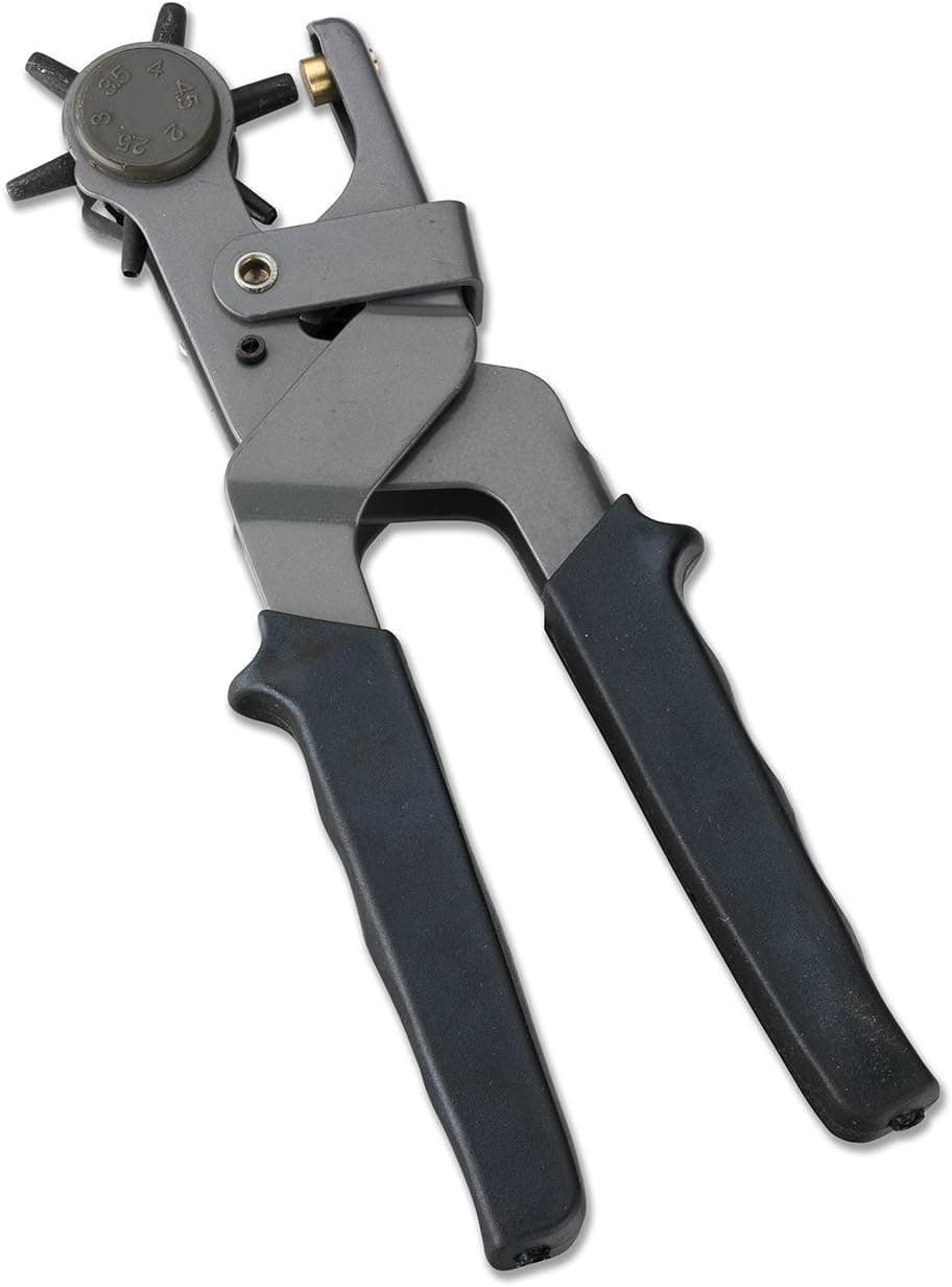 Neiko 02520A Leather Hole Punch Tool, Heavy-Gauge Steel Handle | 6 Punch Sizes (2mm - 4.5mm)
