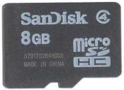 SanDisk 8GB microSDHC Memory Card with USB microSDHC Reader
