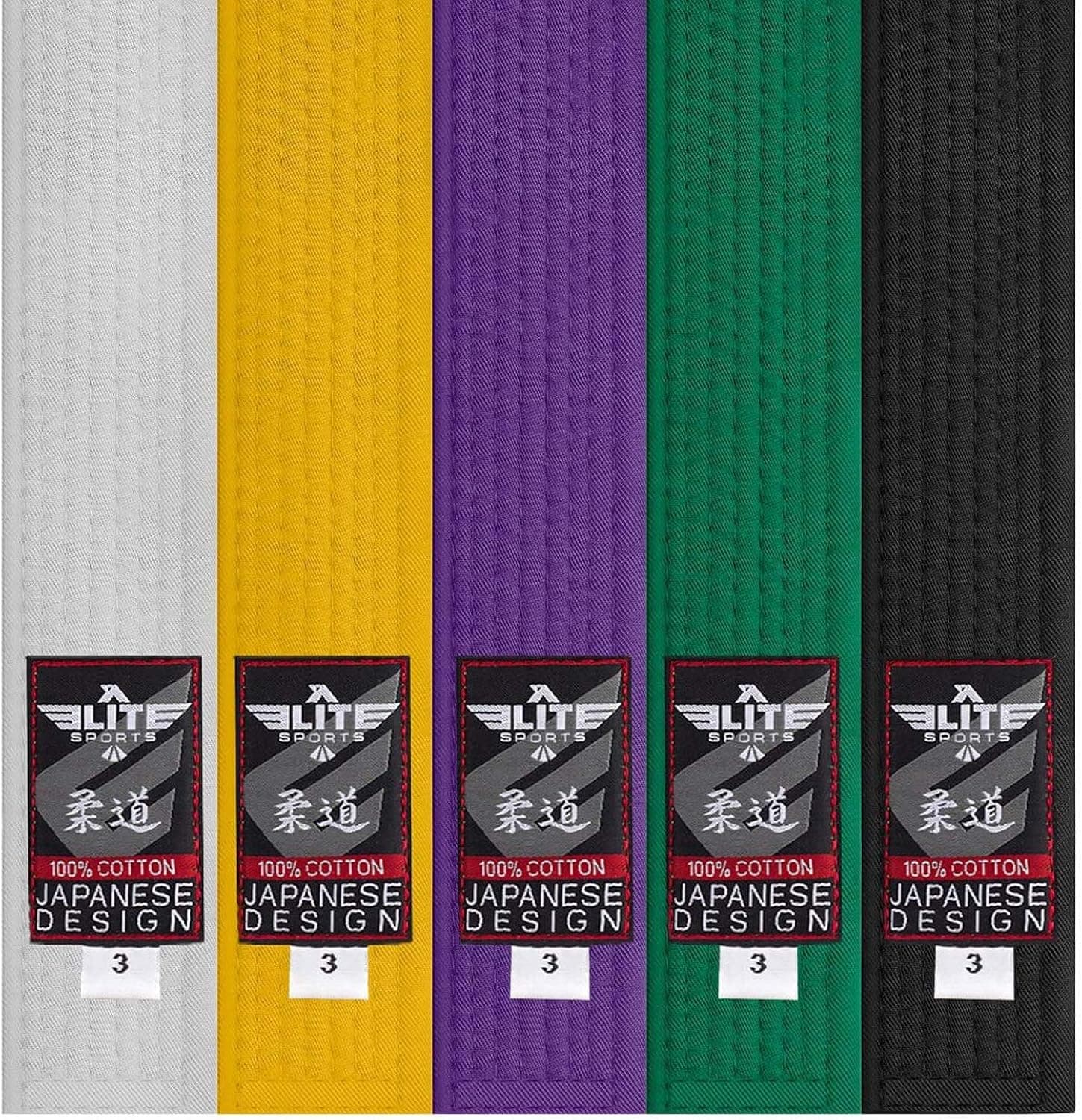 Elite Sports New Item Judo Belt (3), Green
