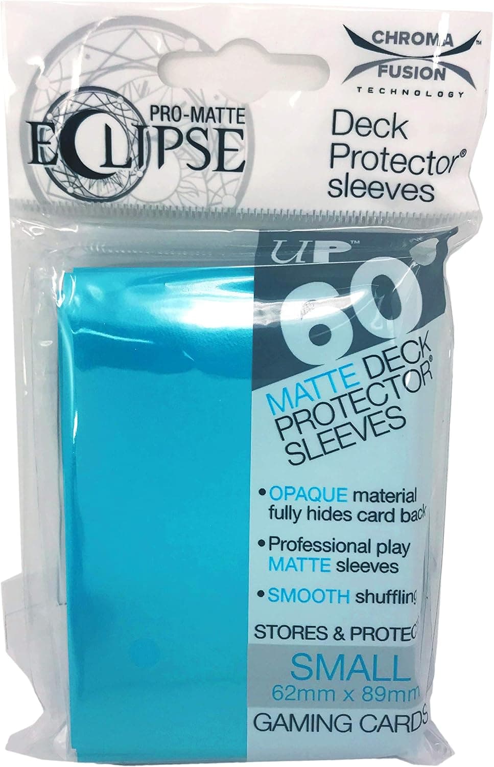 Ultra Pro 85829 Eclipse Small Pro Matte (60 Pack), Sky Blue