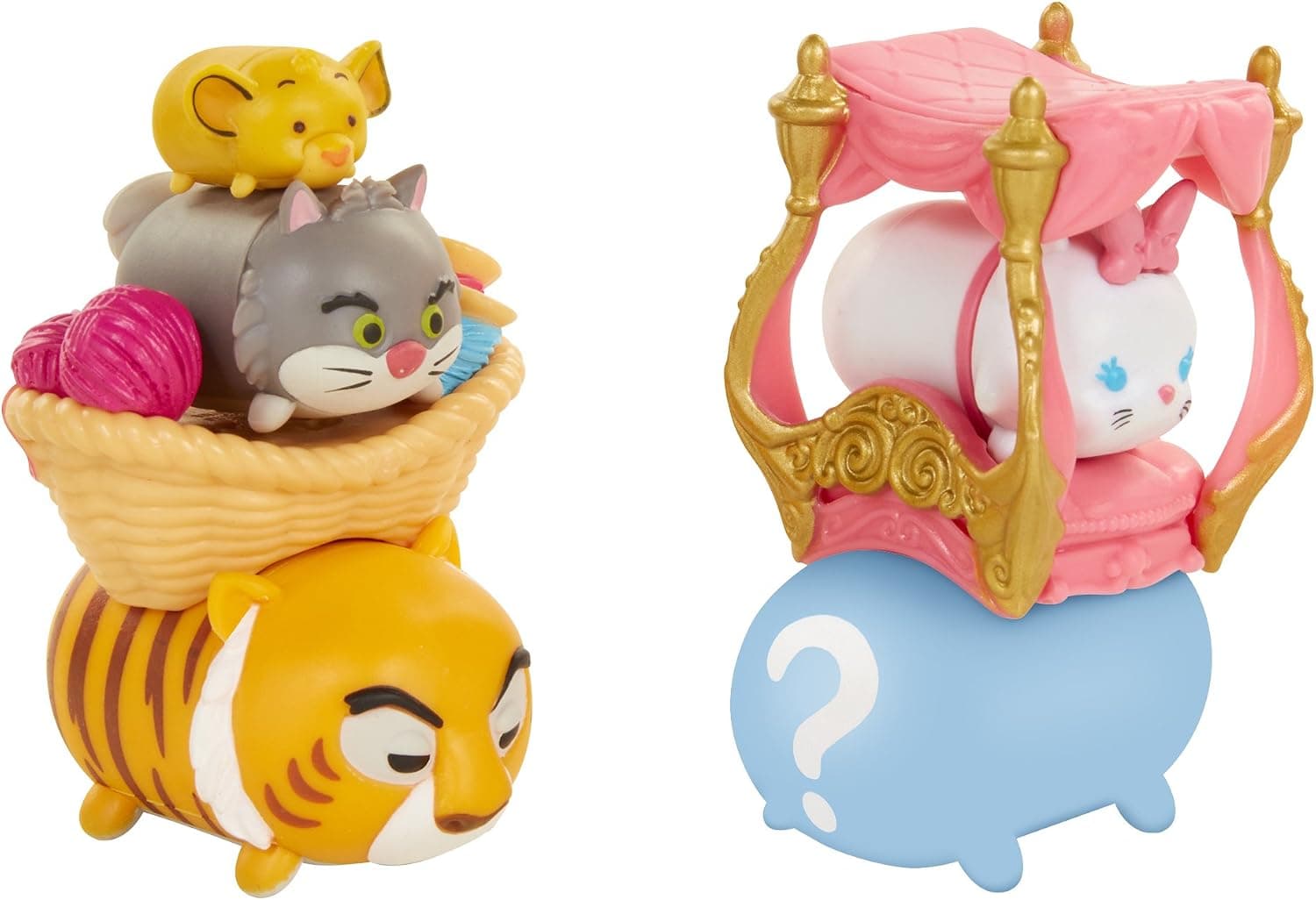 TSUM TSUM Disney 7 Pack Figures Series 7, Style #1, Cat Pack Toy Figure