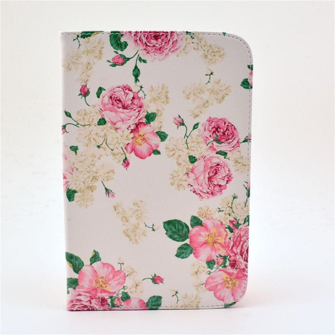 IVY Flowers - Fashion Cute Synthetic Leather Flip Holder Support Case + Soft TPU Cover Skin For Samsung Galaxy Note 8.0 inch GT - N5100 Android Tablet
