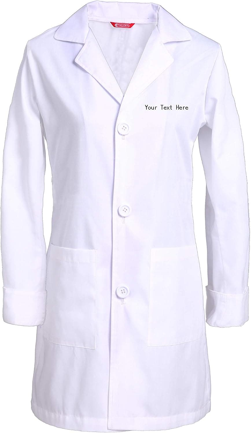 TAILOR'S Personalized Customizable Embroidered Women's Lab Coat