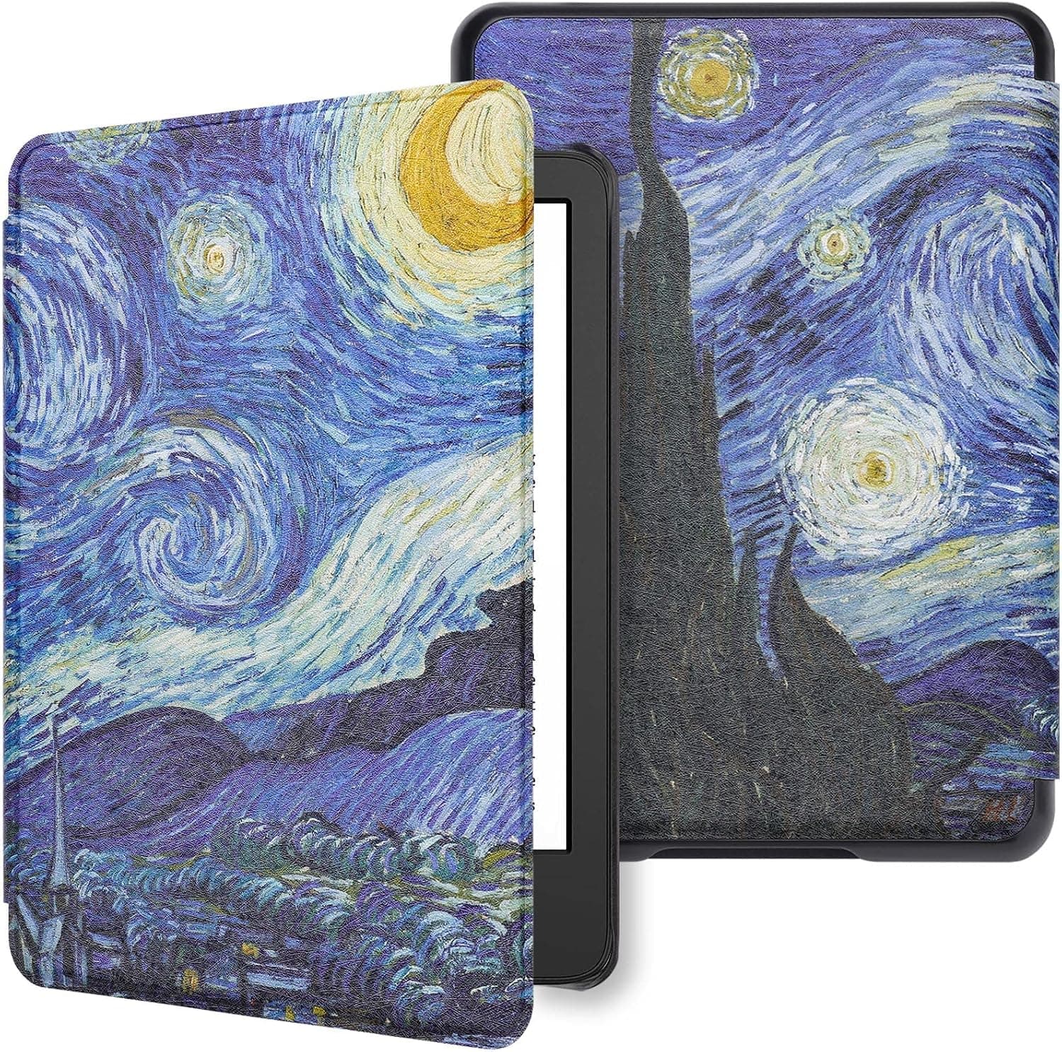 WALNEW Case Cover for All-New Kindle (2022 Release), Smart Cover with Auto Sleep/Wake Fits Kindle (11th Generation) - 2022 Release (Starry Night)
