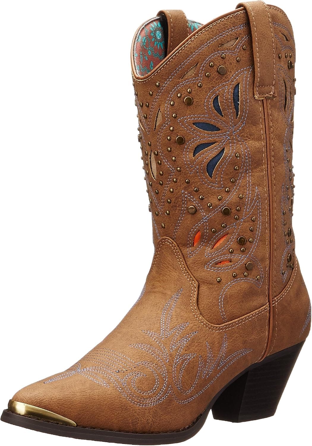 Dingo Women's Annabelle Western Boot, Tan, 8 M US