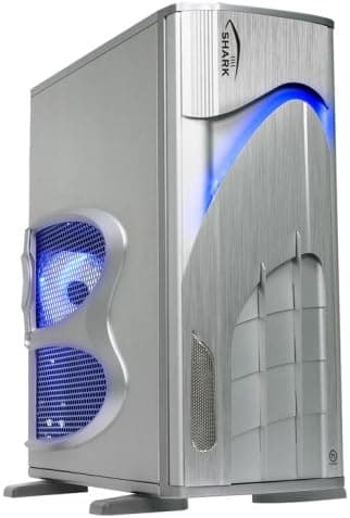 Thermaltake Shark VA7000SWA ATX/MicroATX Full Tower Case with EMI Shield Honeycomb Side Panel (Silver)
