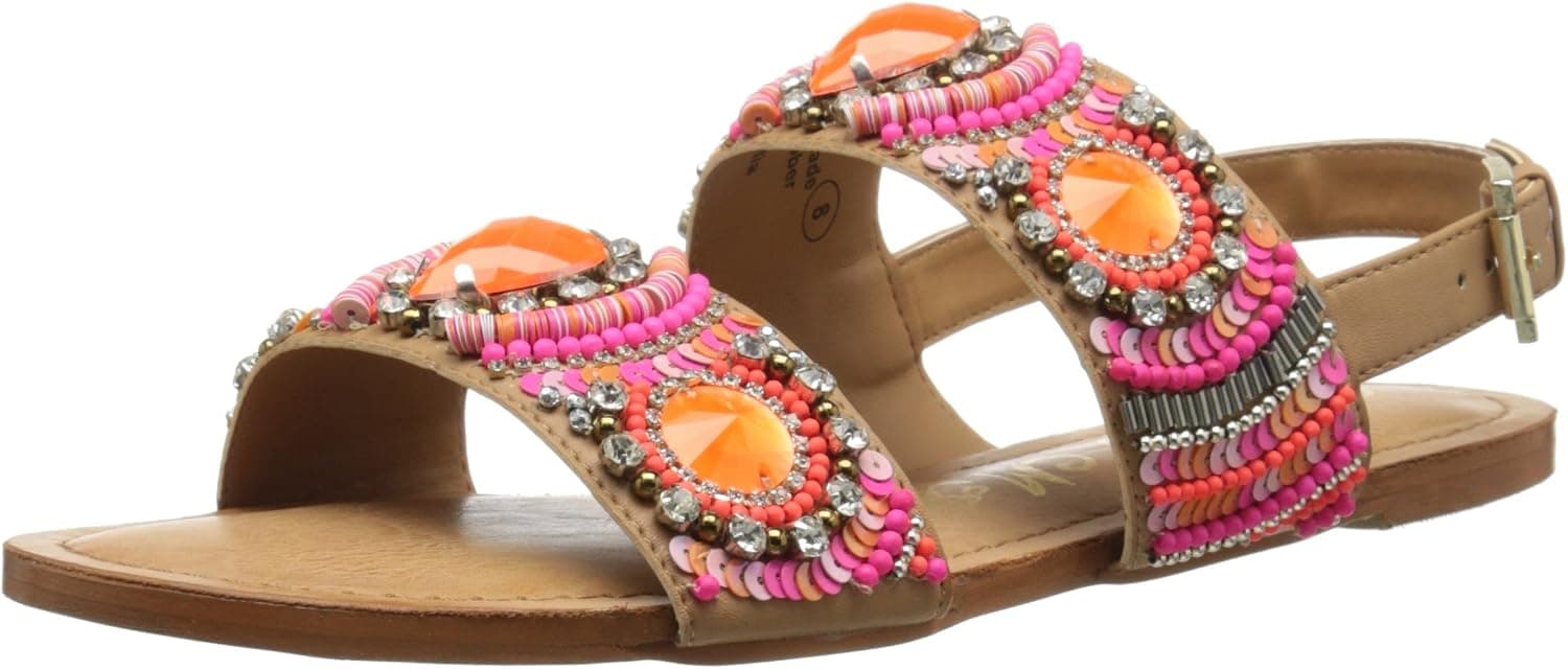 Naughty Monkey Women's Bubble Pop Dress Sandal