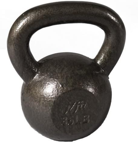 j/fit Kettlebell Weights | Solid Iron - No Fillers | Ergonomic Handle For Sturdy Grip | Perfect Weight Distribution | For Cardio Workouts, Fat Loss, Fitness Exercises, Extreme Training and More - 30, 35, 40, 50-lb Weights