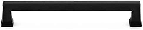 Emtek 86426 Alexander Cabinet Pull Flat Black (6" Centers)