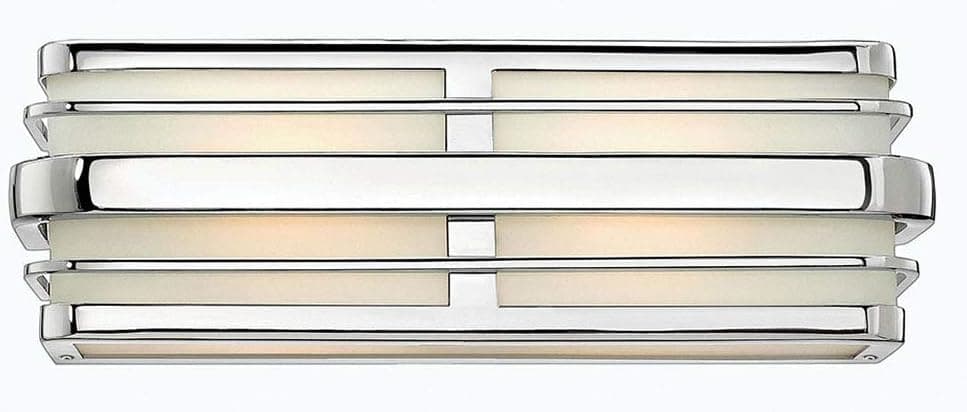 Hinkley Winton Collection Contemporary Modern 15.5" Bathroom Vanity Fixture, Chrome