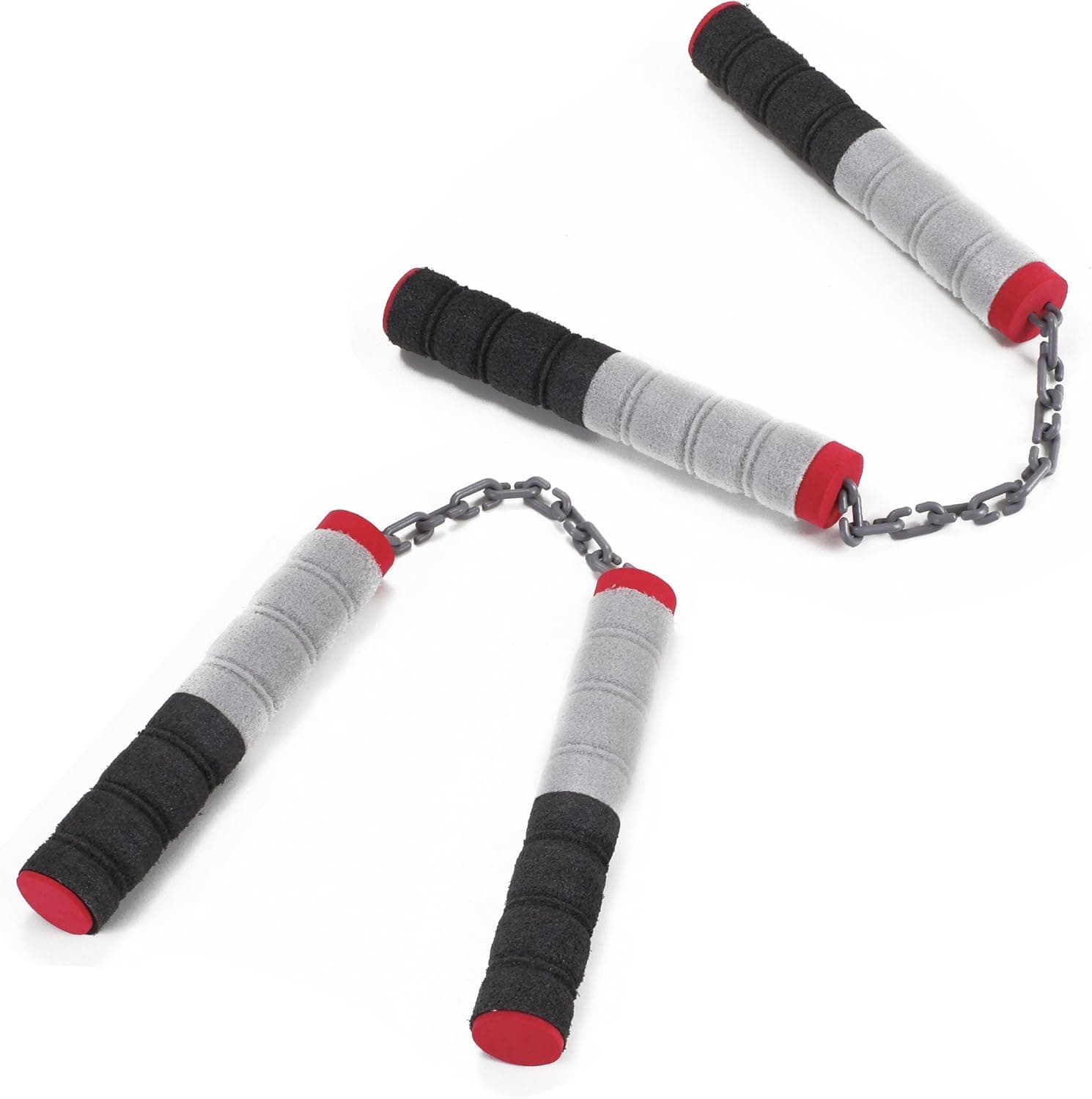 Liberty Imports Ninja Warrior Foam Nunchucks Sticks for Kids Pretend Role Play - Children Toy Weapons Props Costume Accessories (2 Pairs)