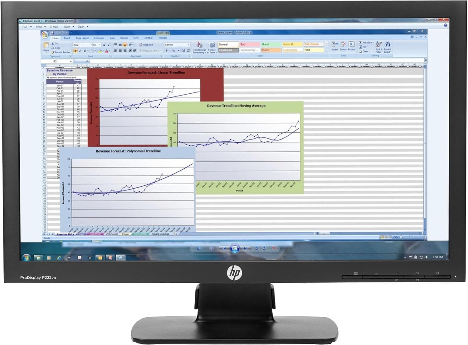 HP Pro Display K7X30A8#ABA 21.5-Inch Screen LED-Lit Monitor