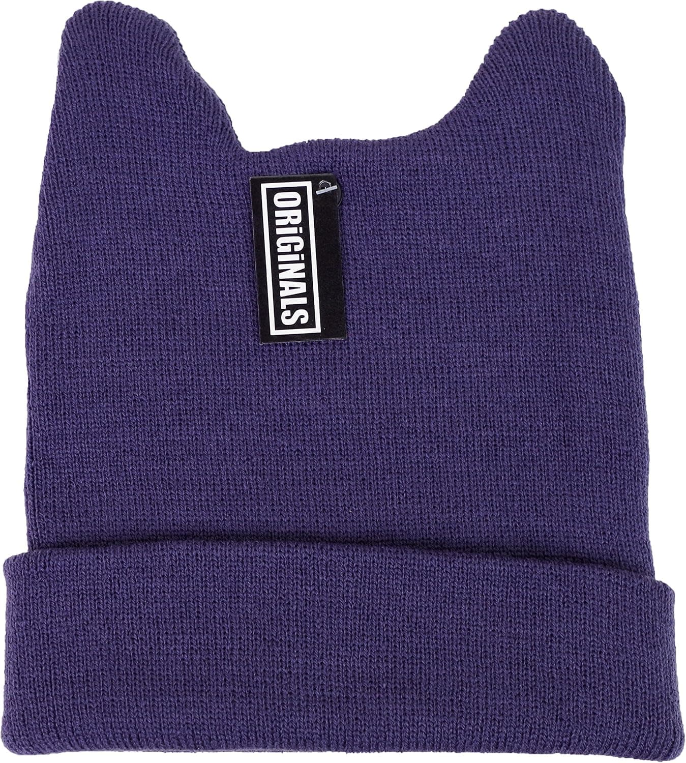 Beanie Cat Ears Cuffed Warm Face Mask Winter Knitted Cap Hat Fashion Cute