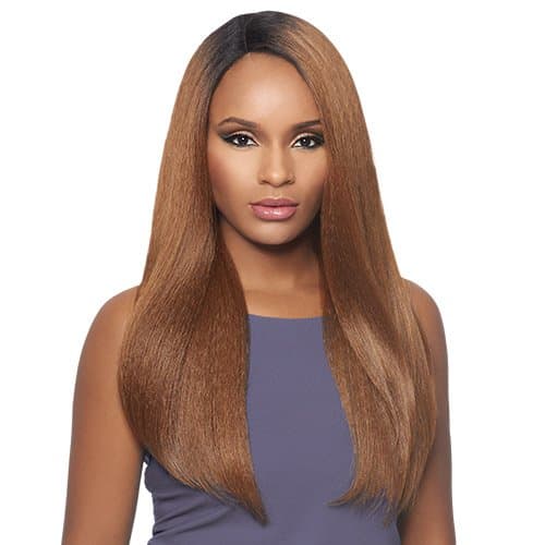Outre Synthetic Lace Front Wig L Part Batik Dominican Blow Out Straight (S1B/33)