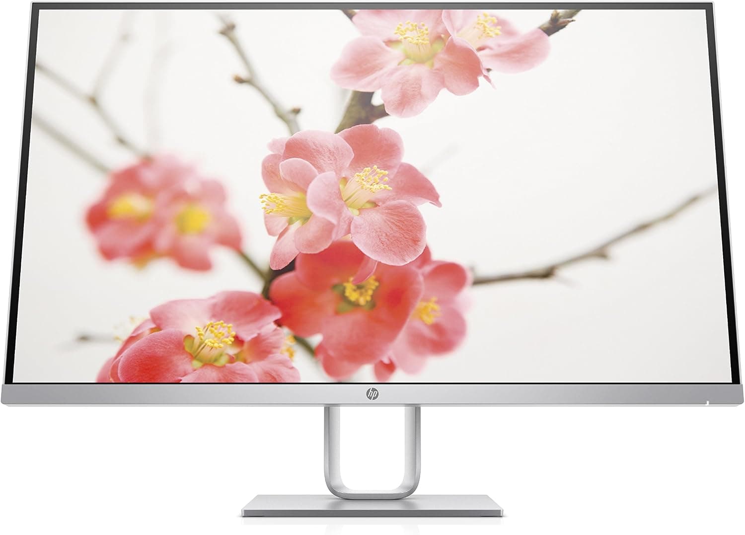 HP Pavilion 27q 27-inch QHD 2k 1440p IPS LED Monitor with AMD FreeSync Support, 100% sRGB, and VESA Mounting Bracket (1HR73AA#ABA) - Silver