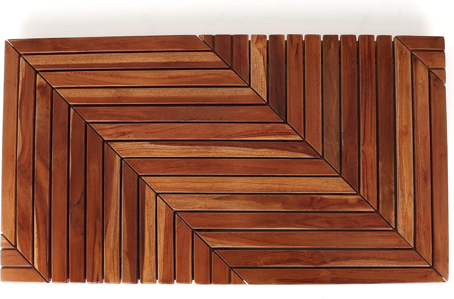 Belari Teak Shower Mat - Teak Bath Mat - Wood Bath Mat - Wood Shower Mat - Non Slip Indoor or Outdoor Shower Mat - Teak Doormat/Sauna Mat - Wooden Stall Mat (Niveau)
