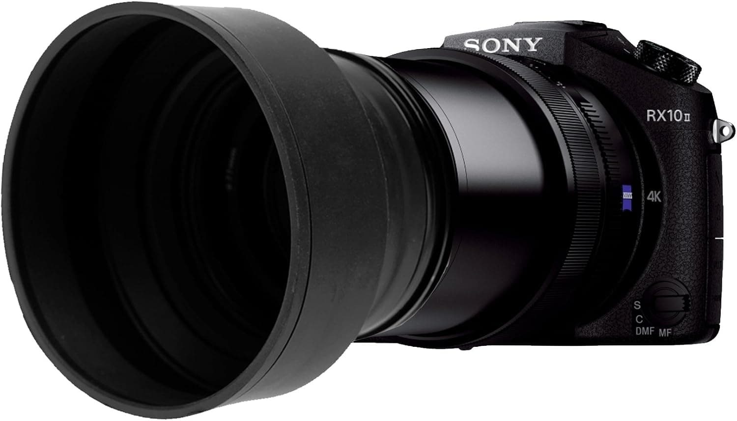 Lens Shade for Sony Cyber-Shot DSC-RX10 IV (Rubber Collapsible Design) (72mm)