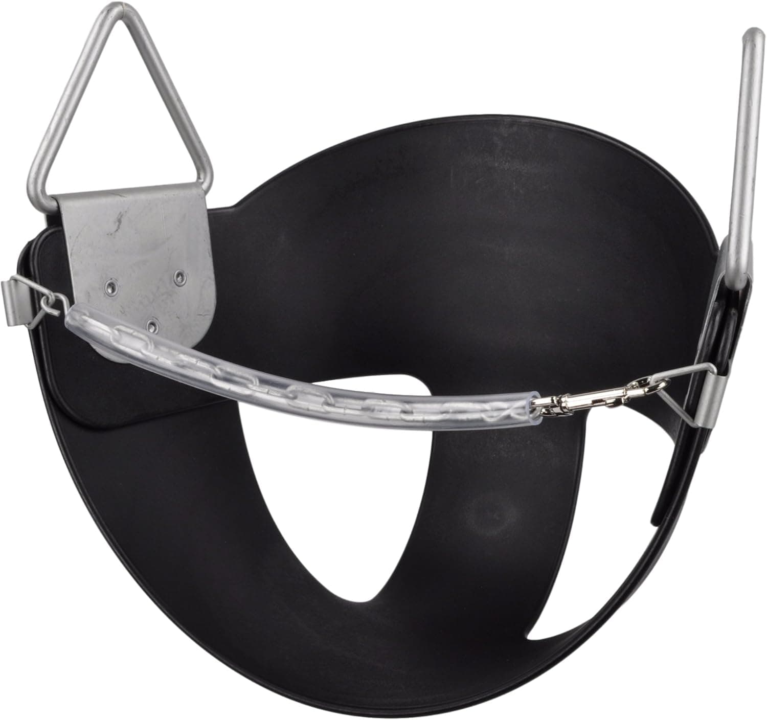 Swing Set Stuff Half Bucket -Seat Only- with SSS Logo Sticker, Black