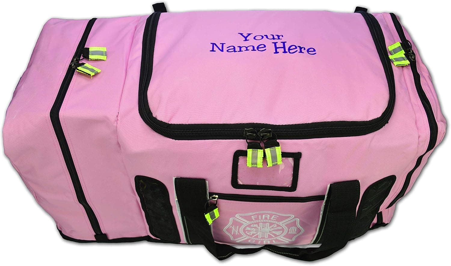 Lightning X Firefighter Quad-Vent Turnout Gear Bag w/ Helmet Compartment, Mesh Vents and Custom Embroidered Name